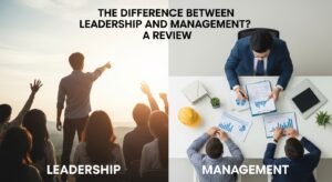 the difference between leadership and management