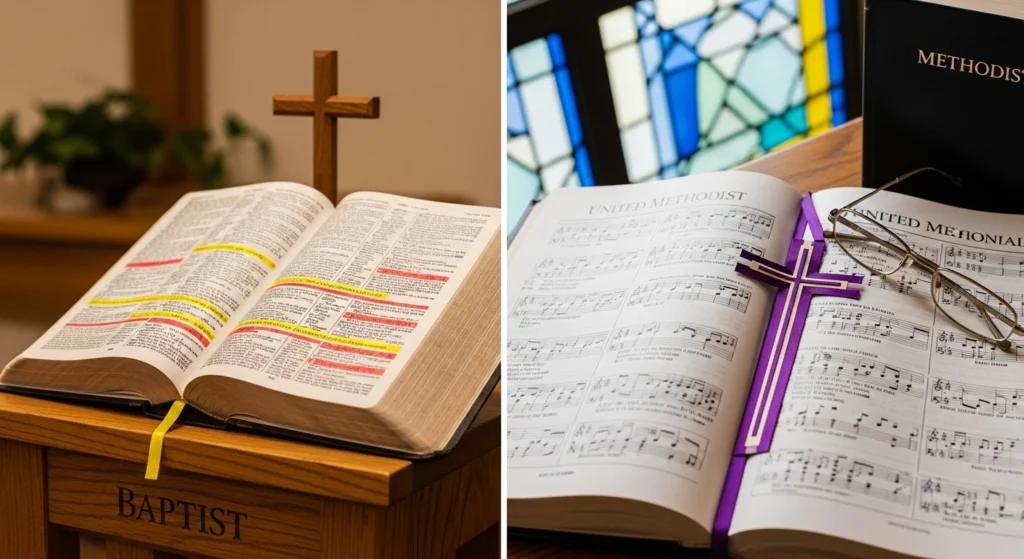 baptist and methodist scriptures