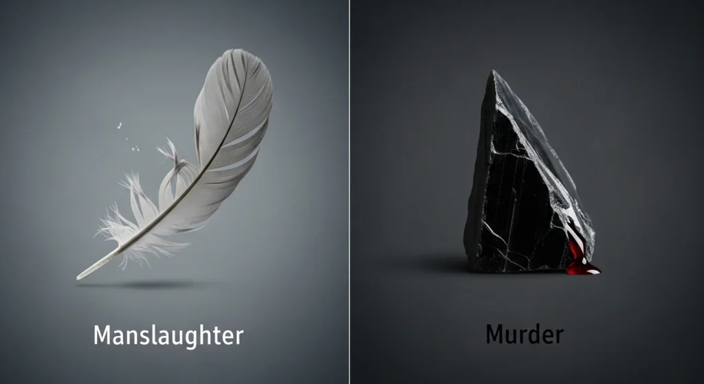 Murder and Manslaughter in abstract terms