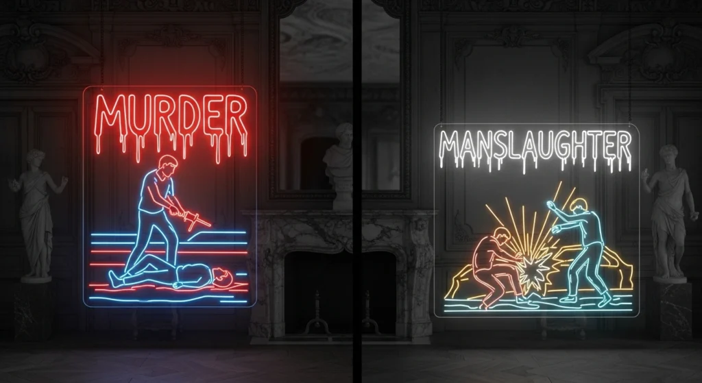 Murder and Manslaughter visual rep