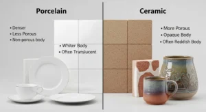 Difference Between Porcelain and Ceramic