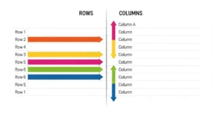 Difference Between Row And Column