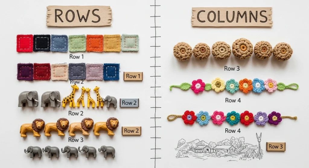 Difference Between Row And Column 5
