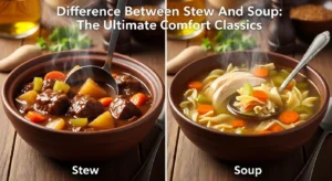 Difference between Stew and Soup