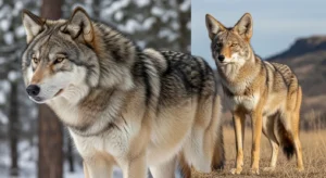 difference between wolf and coyote