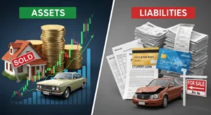 A beautiful pictorial comparison between assets and liabilities